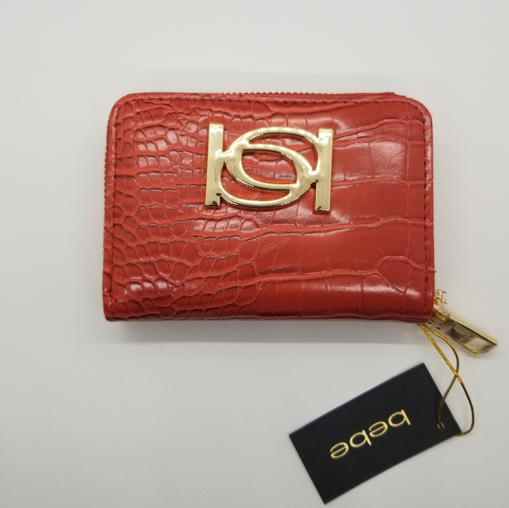 Bebe Nina Croco Compact Wallet